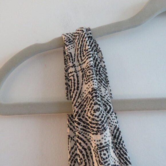 MARINE LAYER Nicole Mini Dress in Black & White Geo Summer Travel Pockets Sz XS - Picture 6 of 15